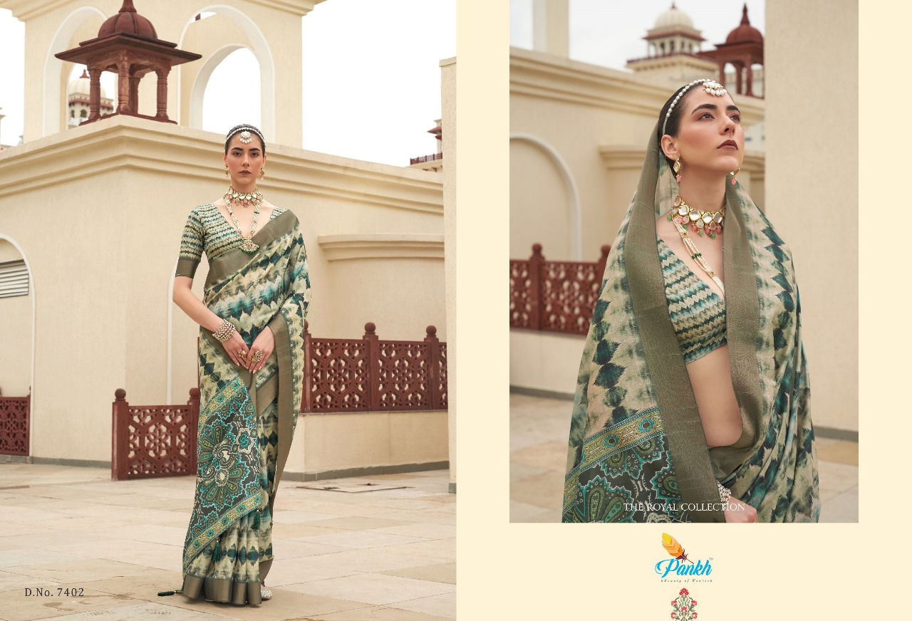 Karvaah Vol2 By Pankh Gotta Sik Designer Saree Catalogue